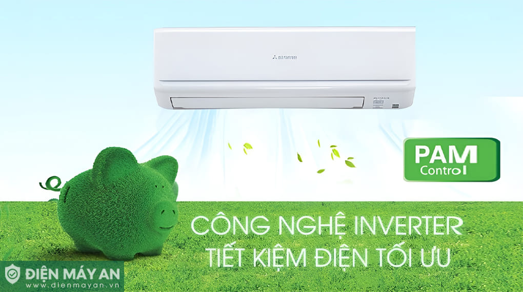 Điều hòa Mitsubishi Heavy Inverter 12000 BTU 2 chiều SRK35ZSPS-W5